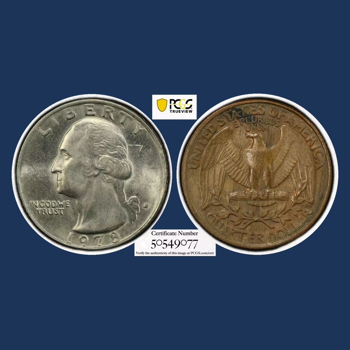 1978 Washington Quarter: Missing Clad Layer