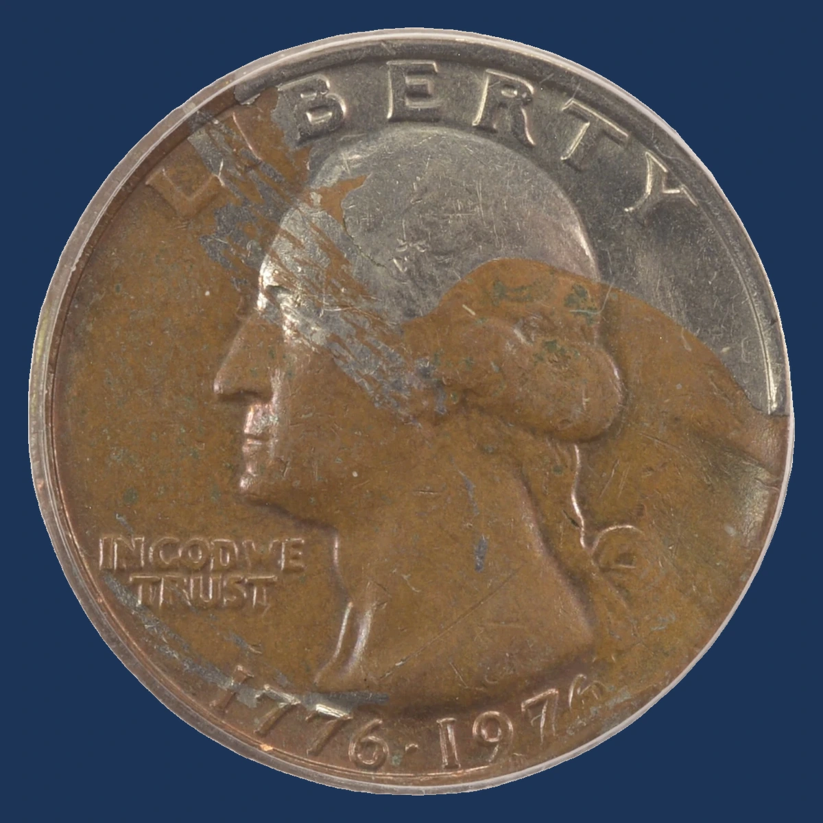 1976 Washington Quarter: Missing Clad Layer