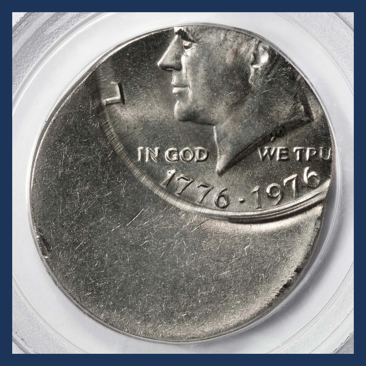 1976 Washington Quarter: Off-Center Strike
