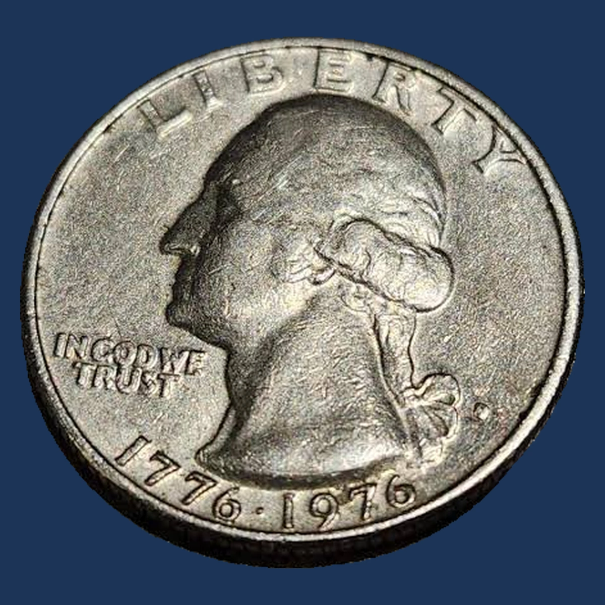 1976 Washington Quarter: Repunched Mintmark