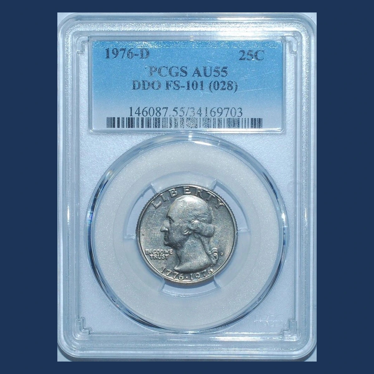 1976 Washington Quarter: Doubled Die Obverse