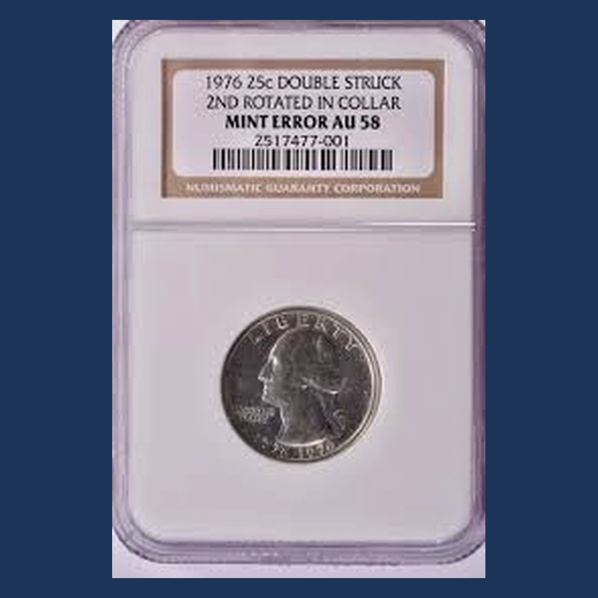 1976 Washington Quarter: Double Strike and Rotation