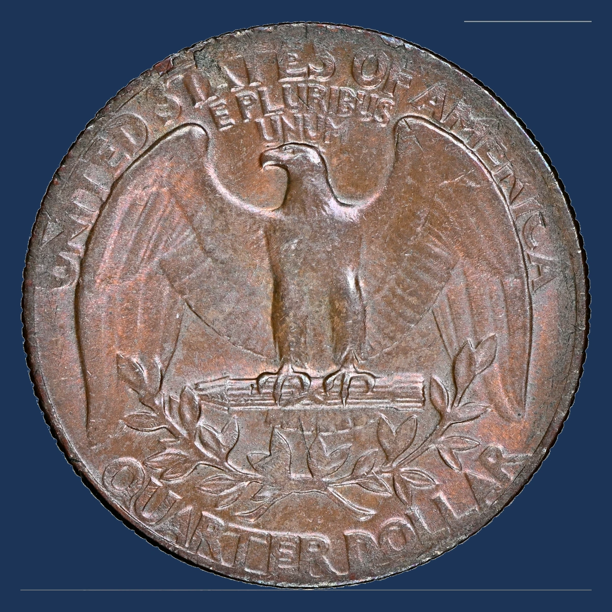 1973 Washington Quarter: Missing Clad