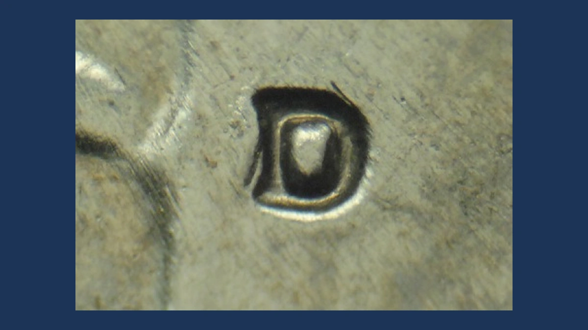 1970 Washington Quarter: Repunched Mintmark