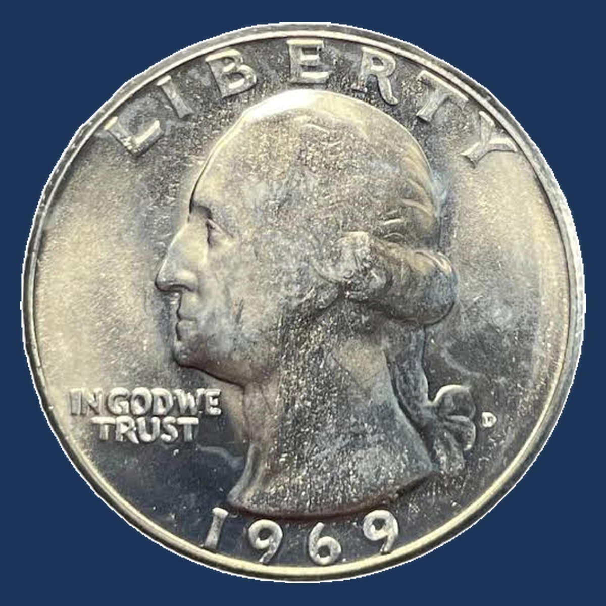 1969 Washington Quarter: Annealing Error