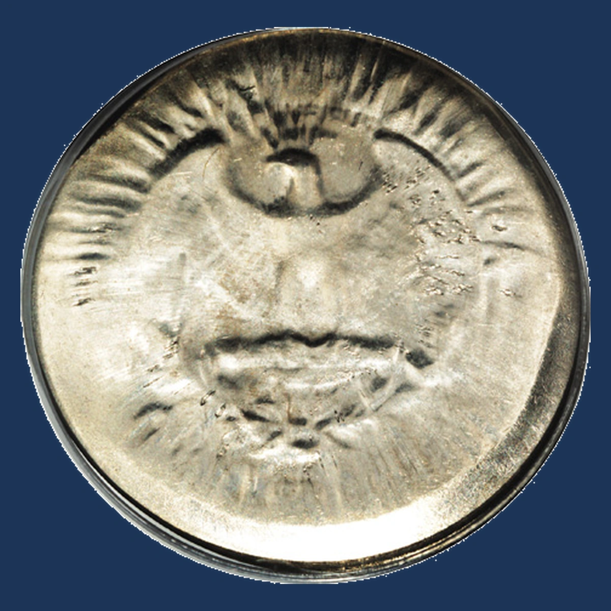 1967 Washington Quarter: Broadstrike with a Retained Matching Clad-Layer Error