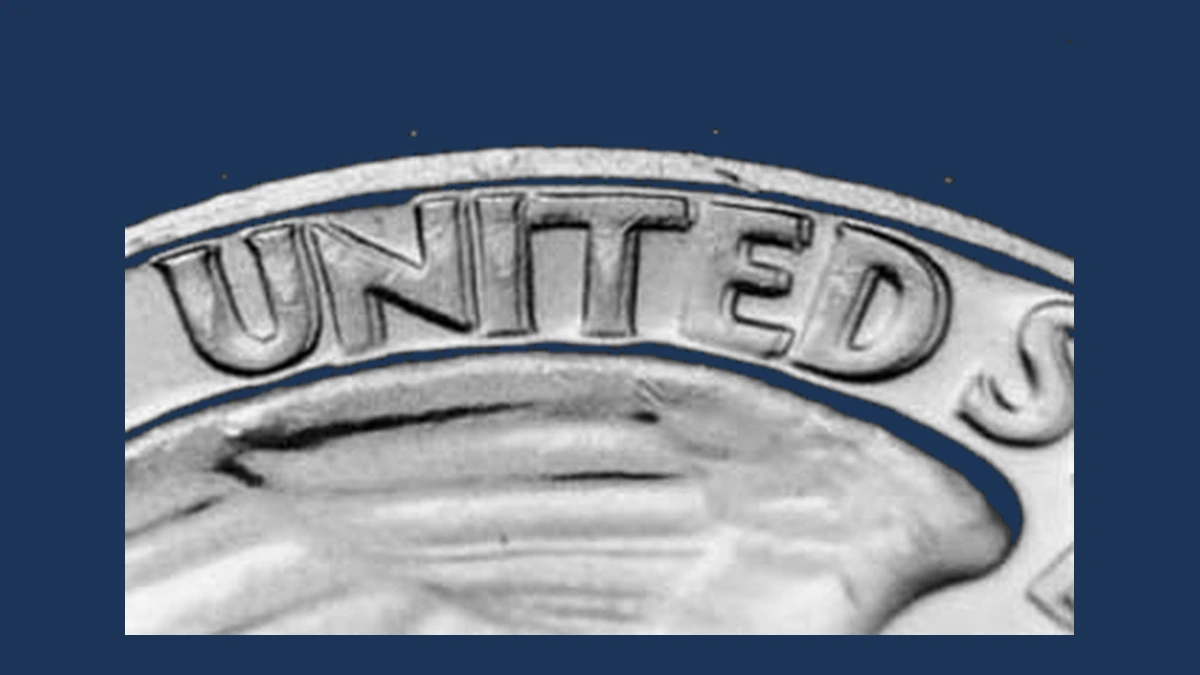 1966 Washington Quarter: Doubled Die Reverse