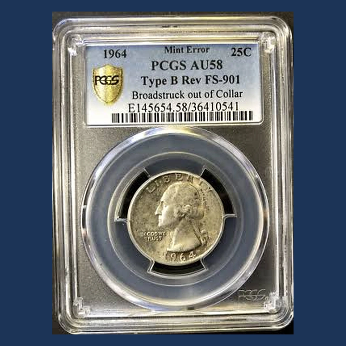 1964 Washington Quarter: Broadstrike