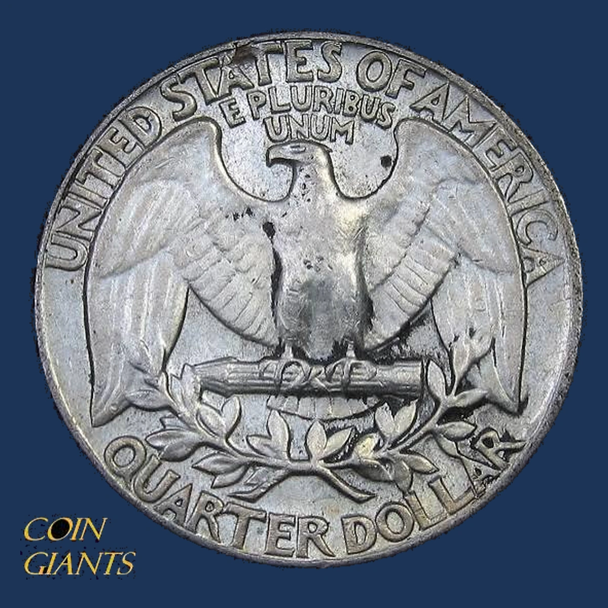 1964 Washington Quarter: Defective Planchet