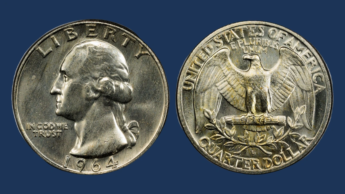 1964 Washington Quarter: Wrong Design Die