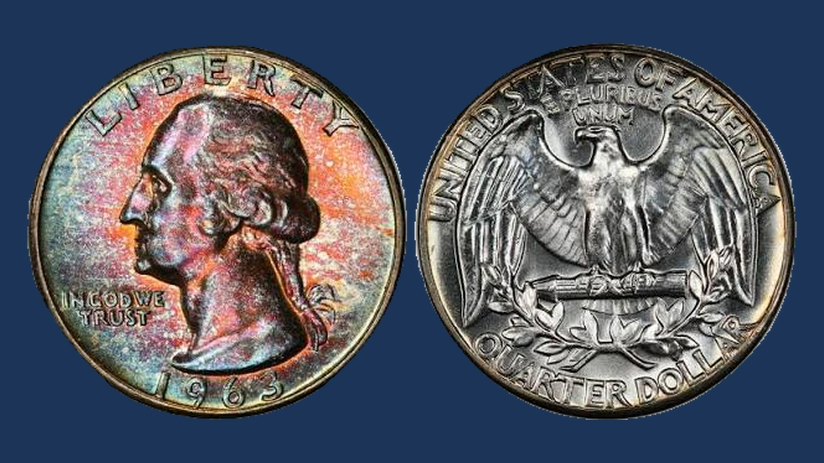 1963 Washington Quarter: Wrong Design Die
