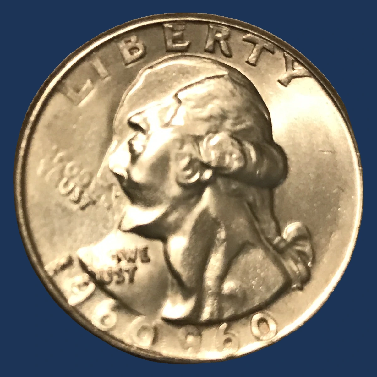 1960 Washington Quarter: Multiple Strike