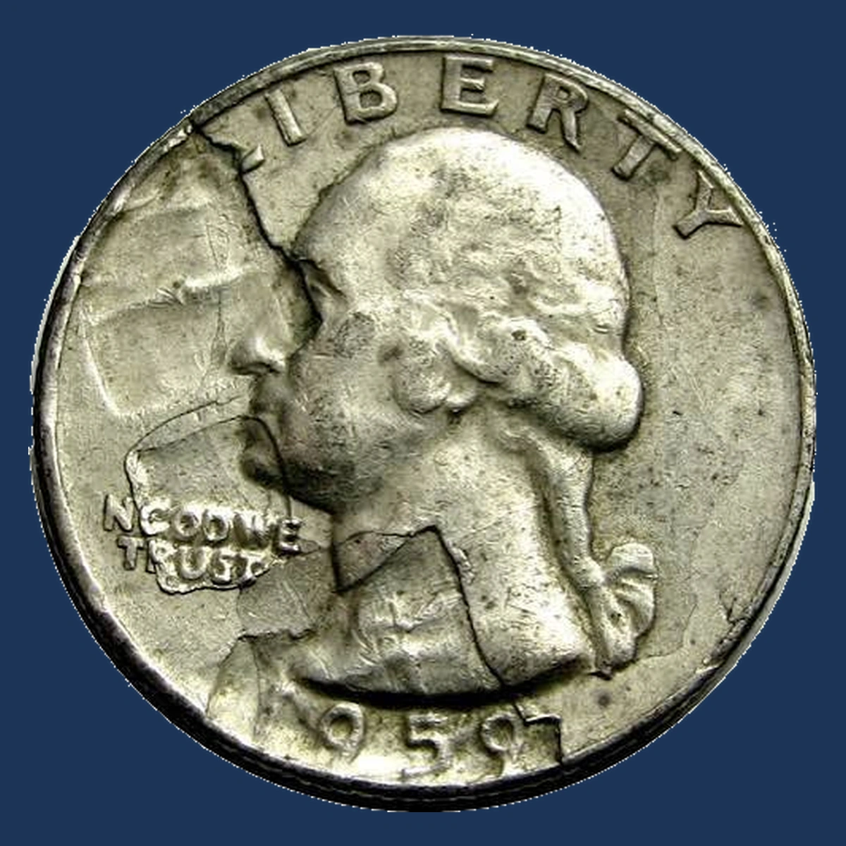 1959 Washington Quarter: Lamination
