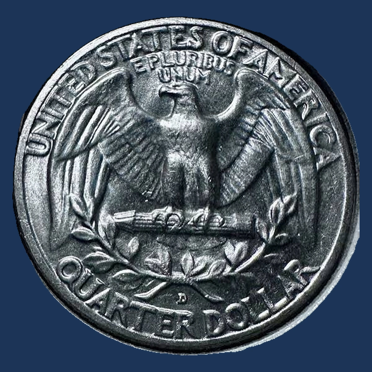 1955 Washington Quarter: Repunched Mintmark