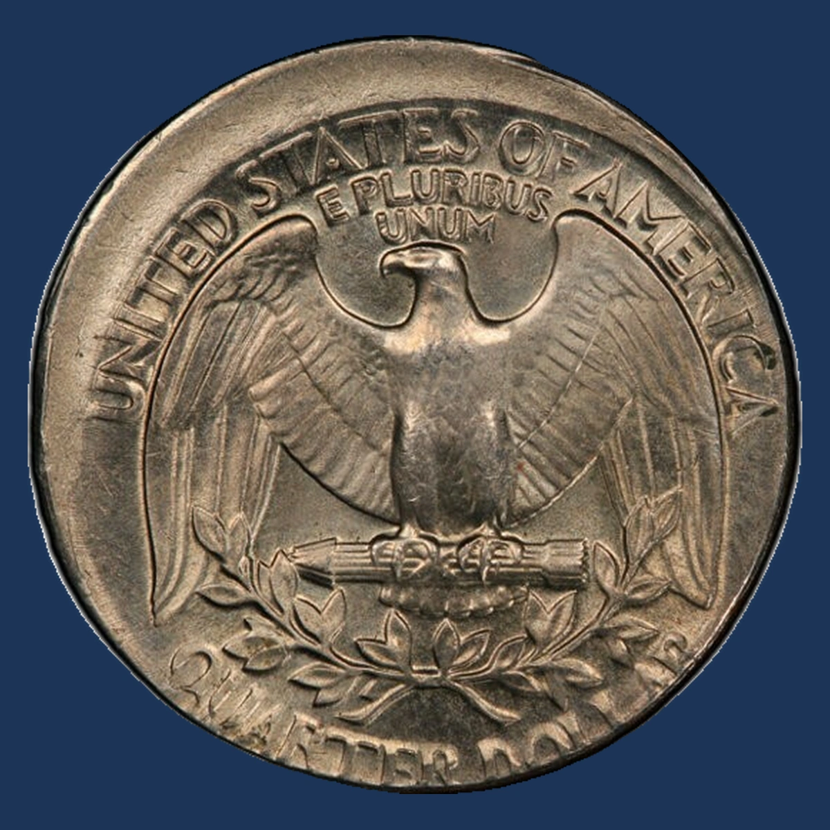 1951 Washington Quarter: Off Center Strike