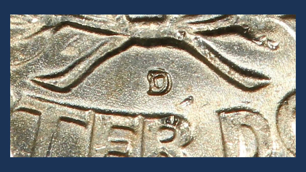 1950 Washington Quarter: D over S Mintmark