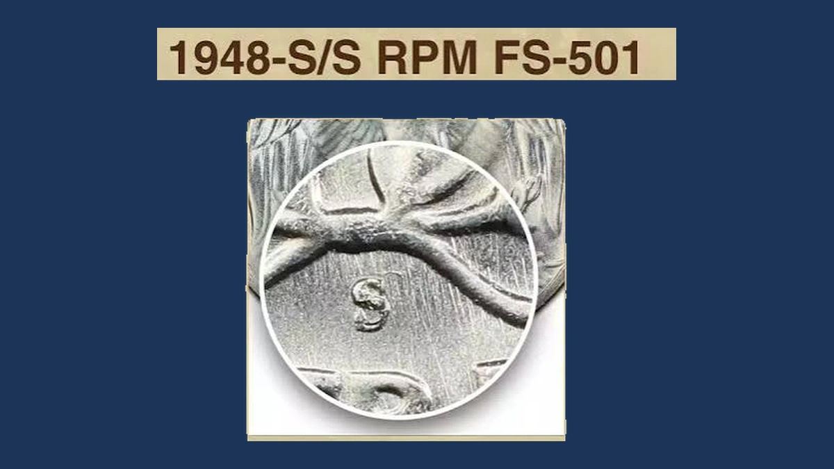 1948 Washington Quarter: Repunched S Mintmark