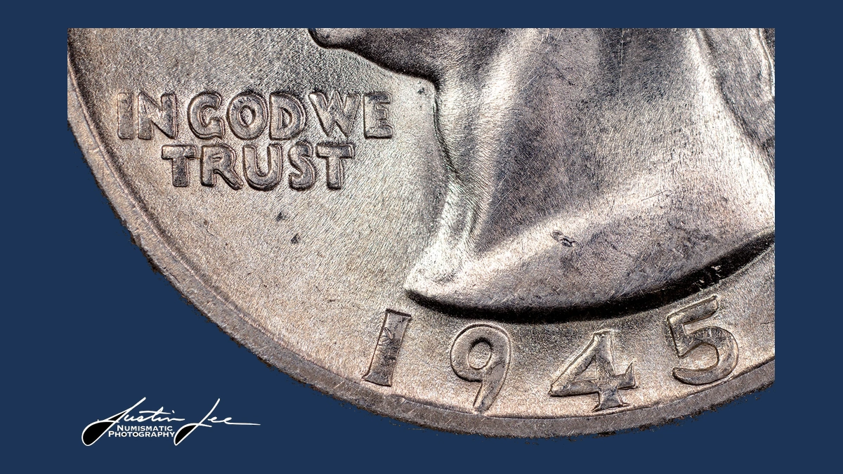 1945 Washington Quarter: Doubled Die Obverse