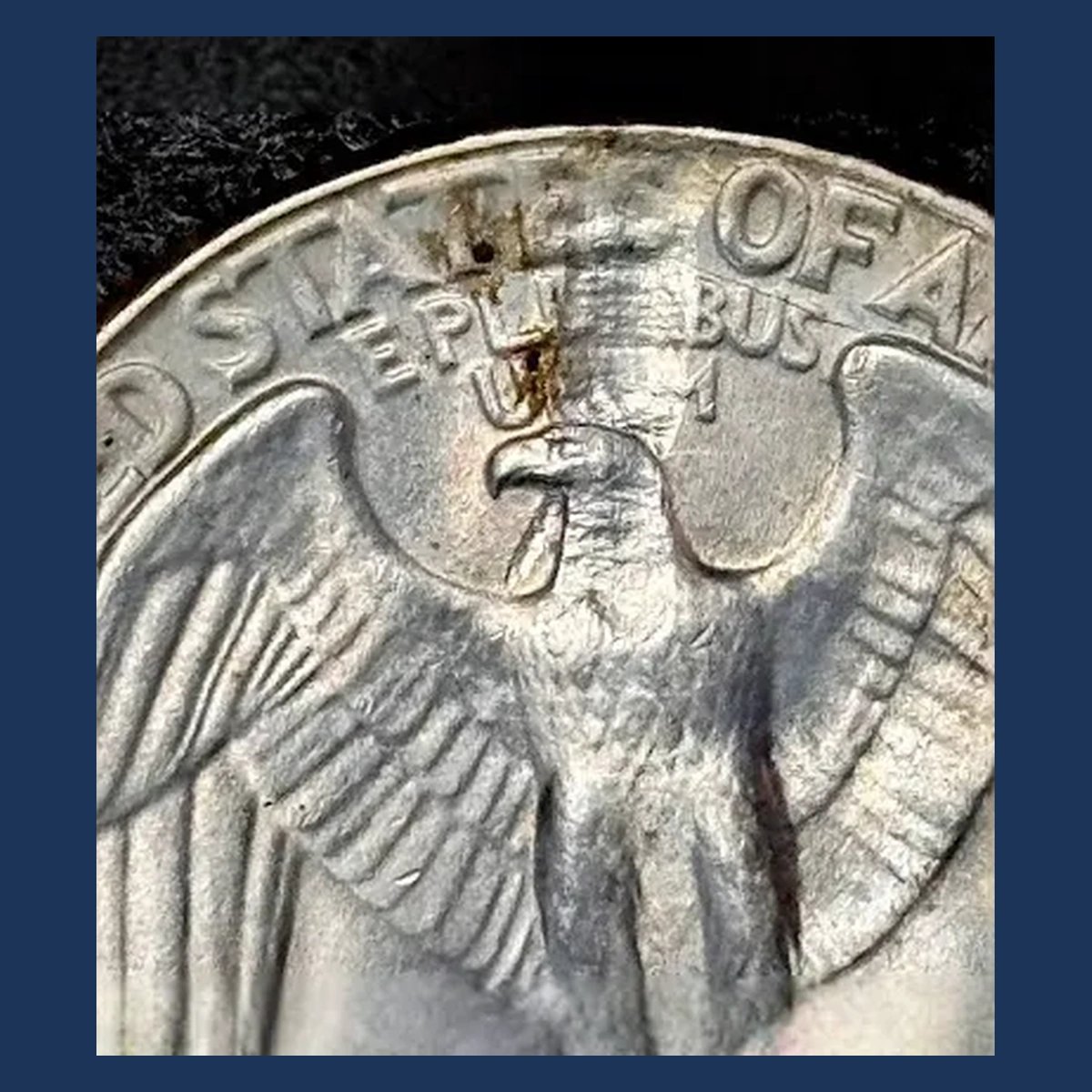 1944 Washington Quarter: Reverse Struck-Through
