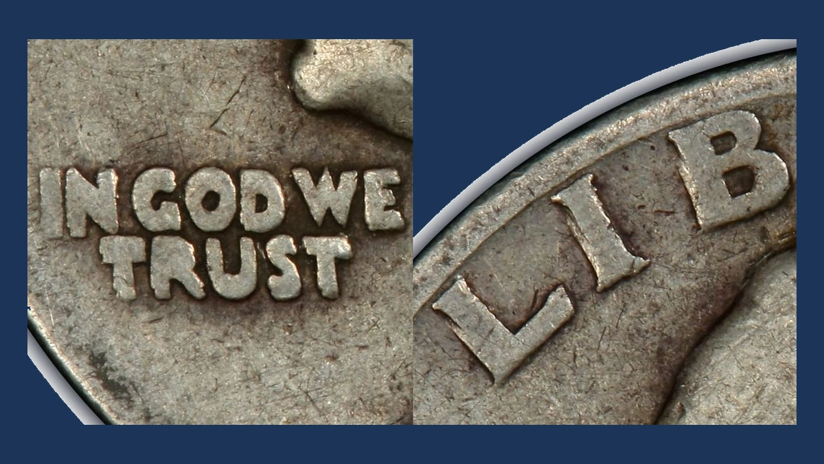 1943 Washington Quarter: Philadelphia Doubled Die Obverse