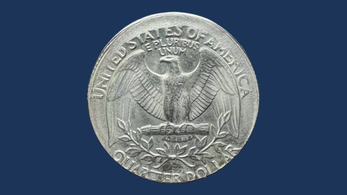 1942 Washington Quarter: Off Center Strike