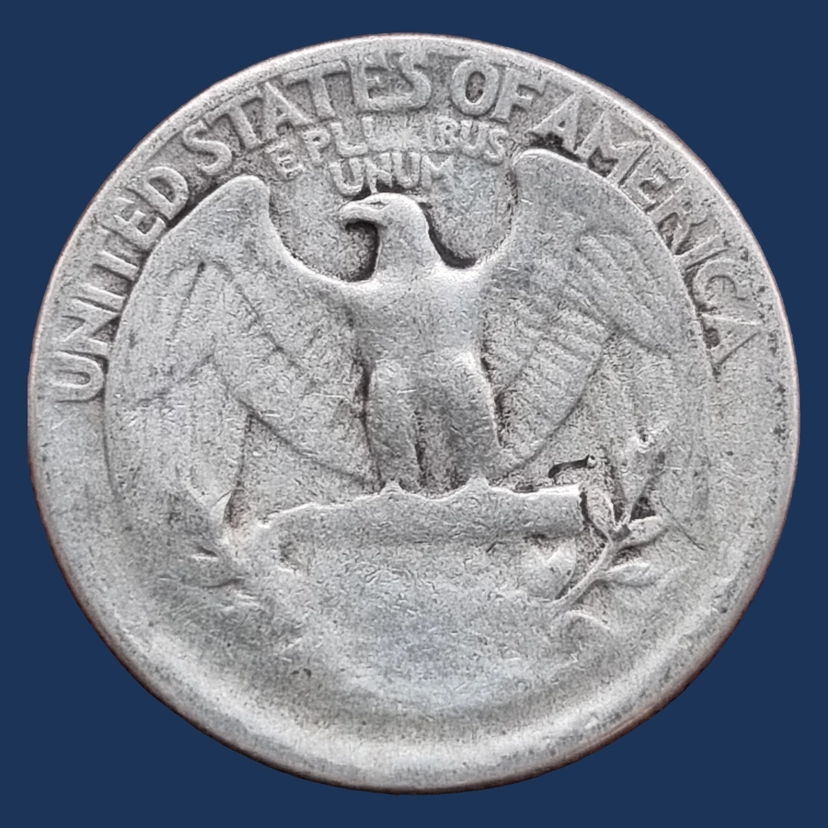 1941 Washington Quarter: Struck Through