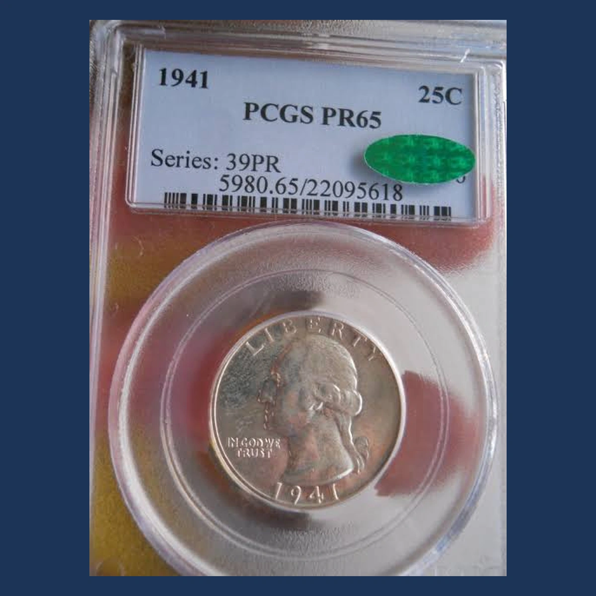 1941 Washington Quarter: Rotated Dies