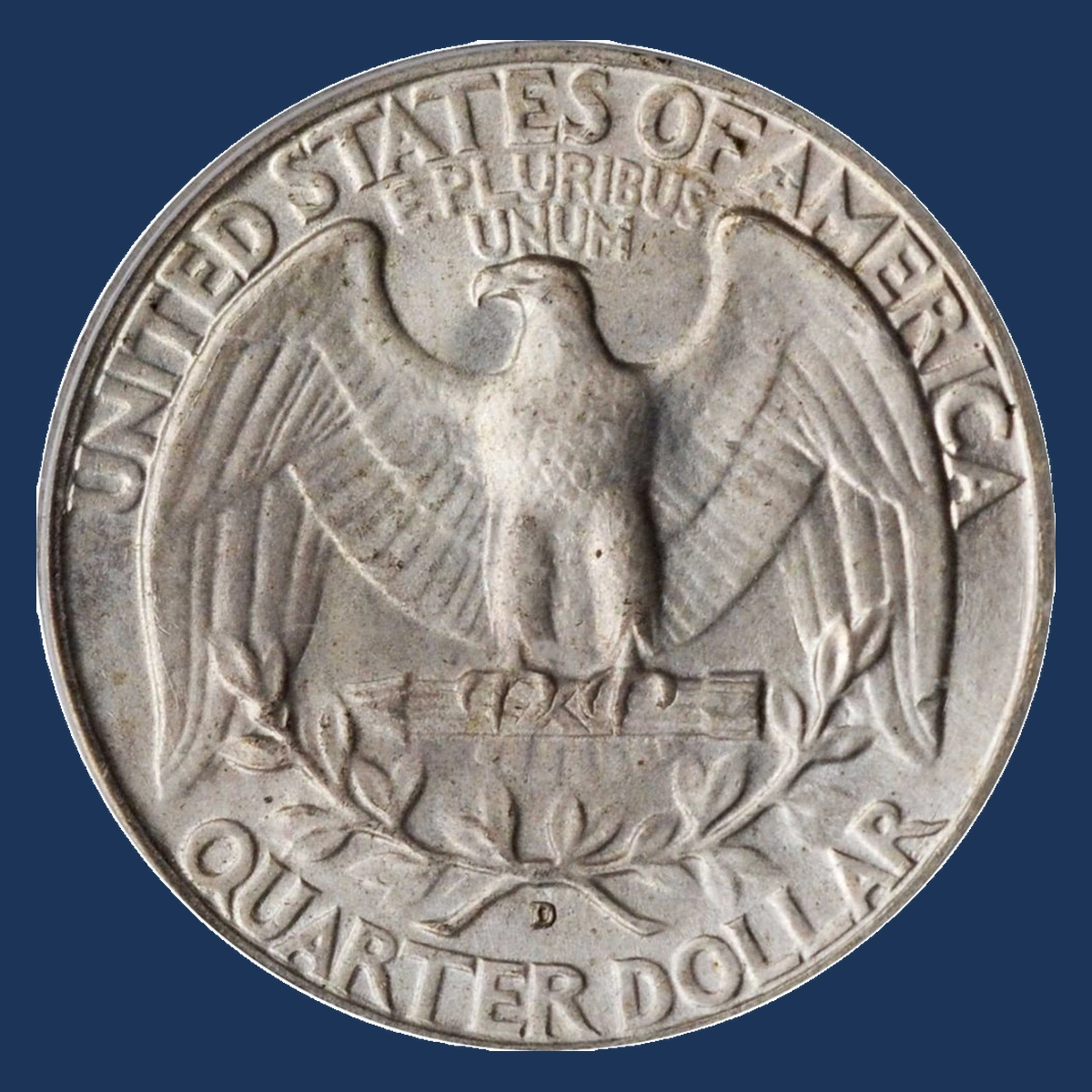 1940 Washington Quarter: Repunched D Mintmark