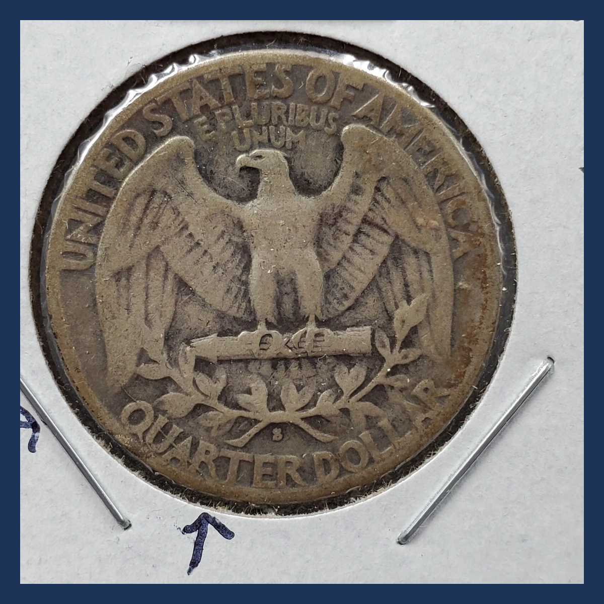 1940 Washington Quarter: Die Crack / Die Chip