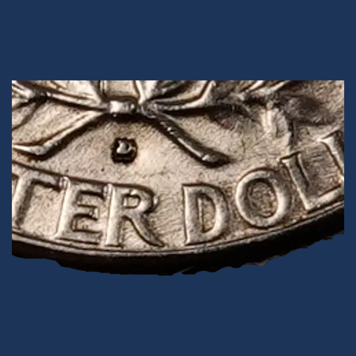 1932 Washington Quarter: Repunched Mintmark