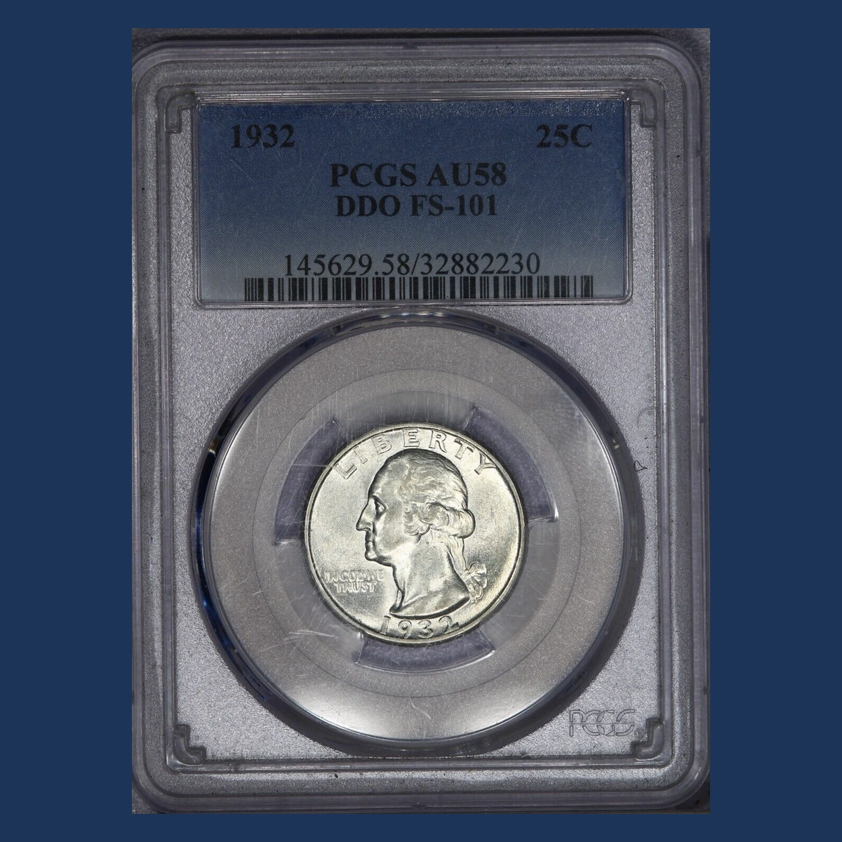 1932 Washington Quarter: Doubled Die Obverse