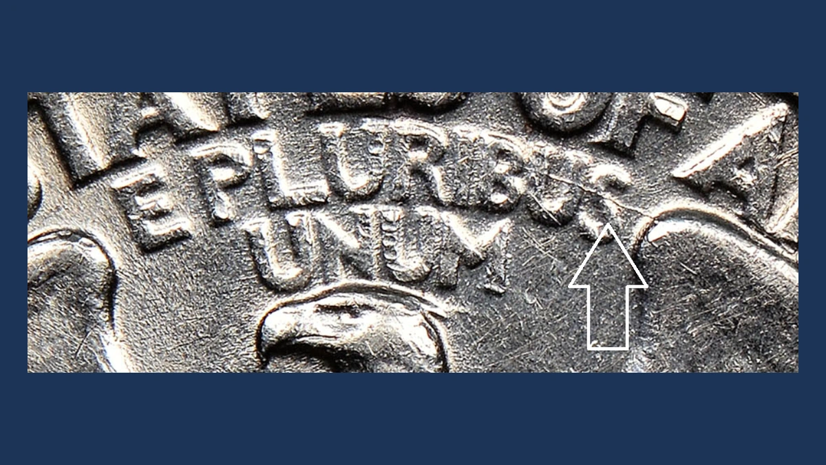 1932 Washington Quarter: Die Crack / Die Chip