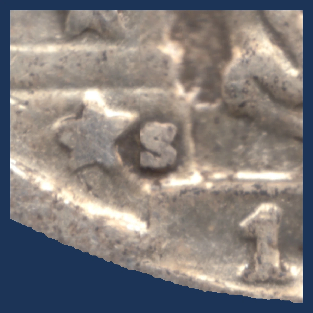 1930 Standing Liberty Quarter: Repunched Mintmark