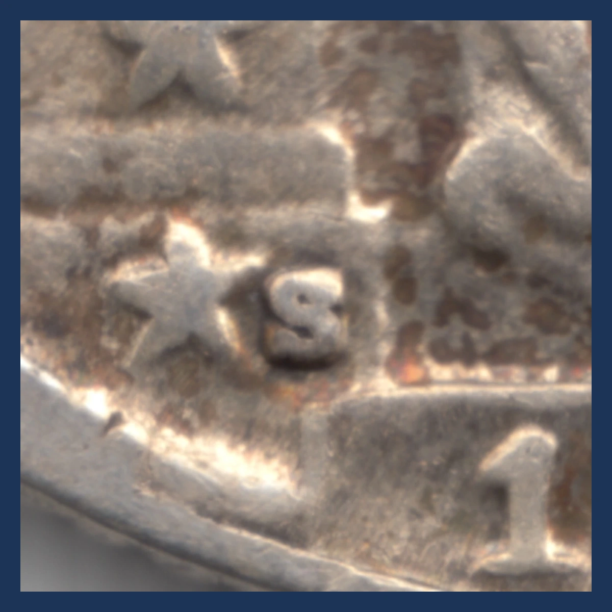 1929 Standing Liberty Quarter: Repunched Mintmark