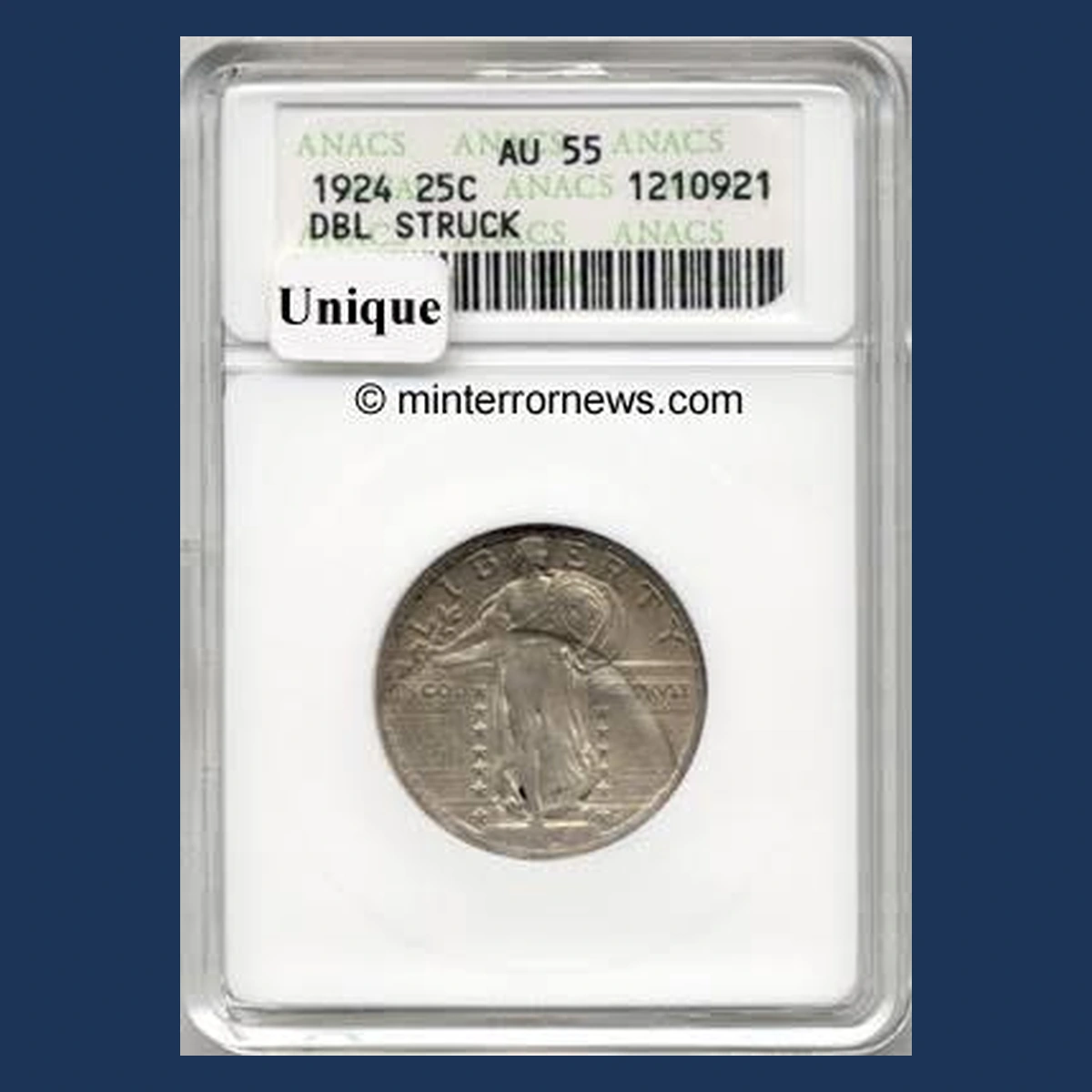 1924 Standing Liberty Quarter: Double / Multiple Strike