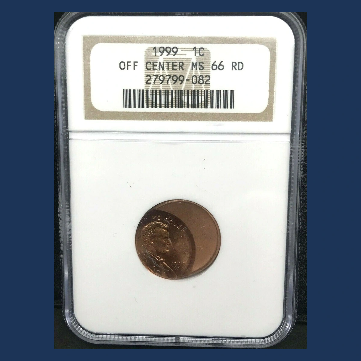 1999 Lincoln Penny: Off-Center Strike