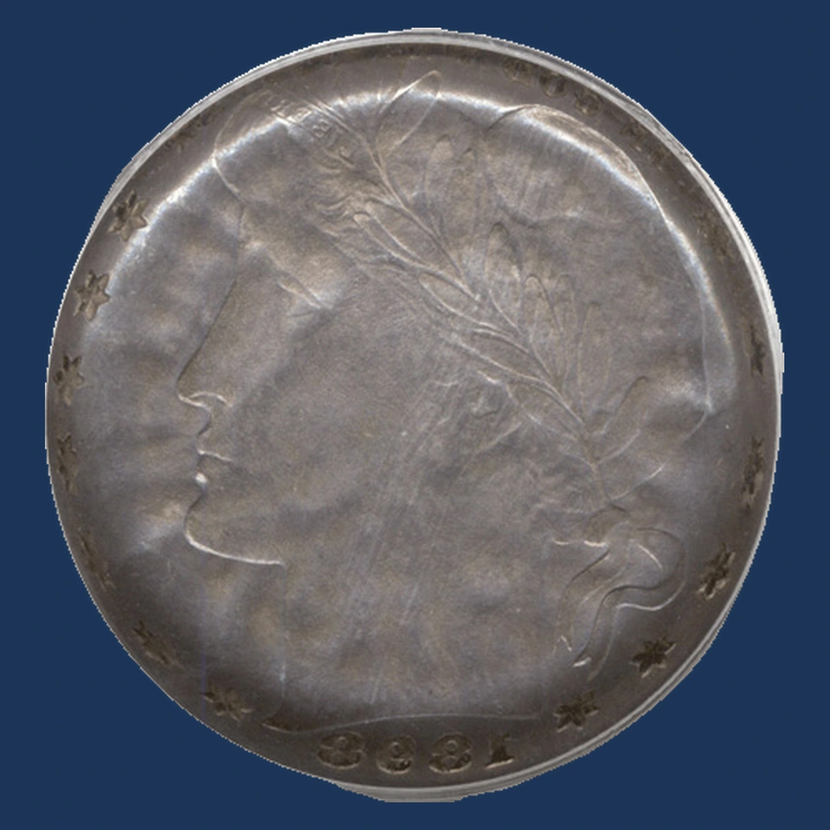 1898 Barber Quarter: Die Cap / Capped-Die Strike