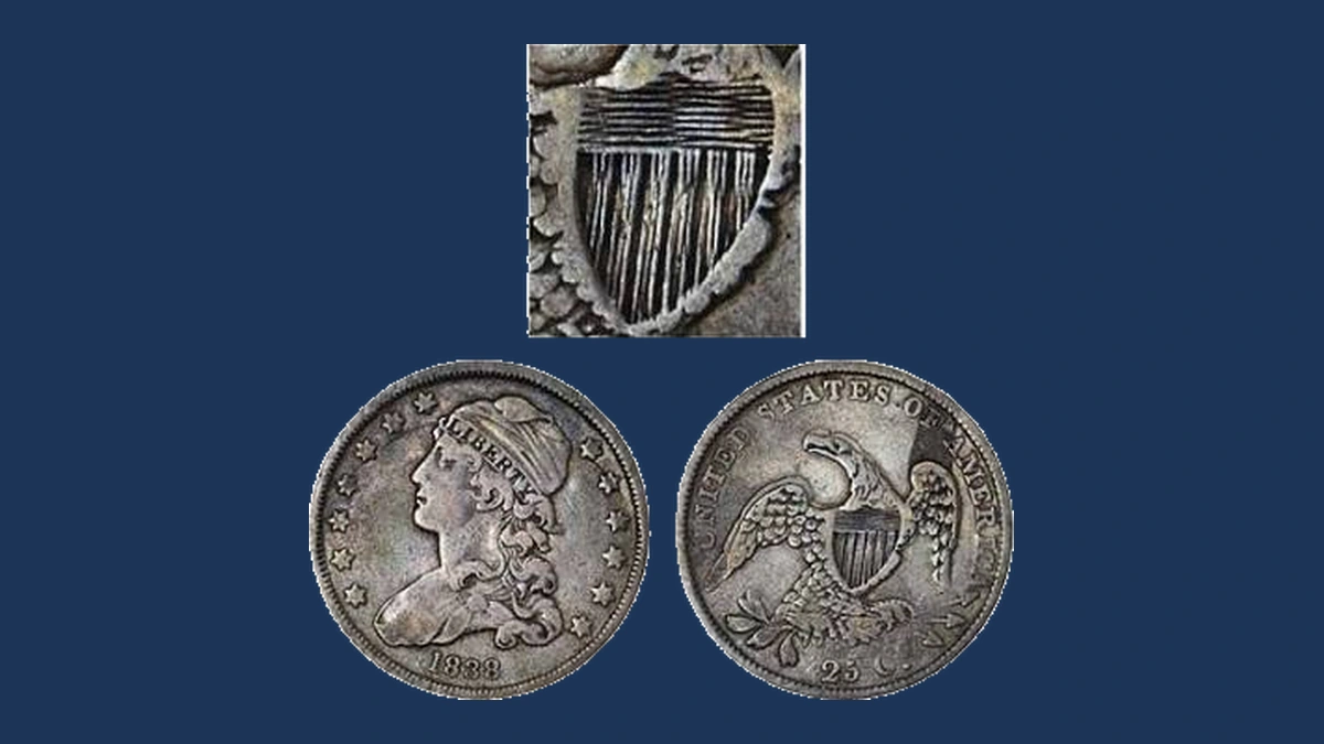 1838 Capped Bust Quarter: Multiple Strike