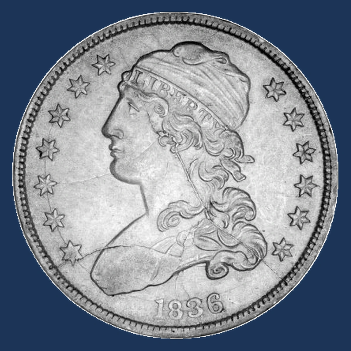 1836 Capped Bust Quarter: Die Deterioration