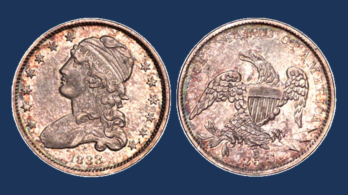 1833 Capped Bust Quarter: Die Clash