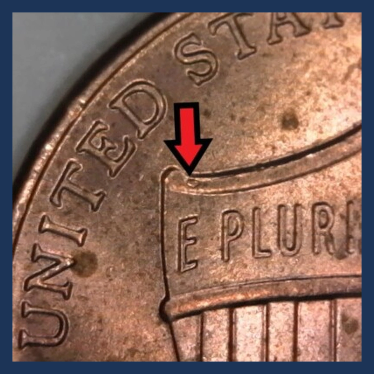 2020 Lincoln Penny: Die Crack / Die Chip