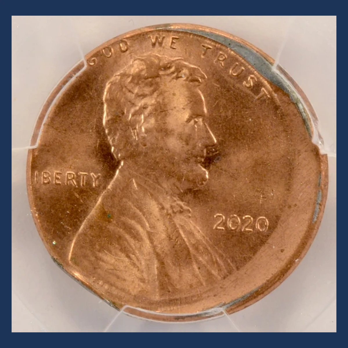 2020 Lincoln Penny: Struck-Through Error