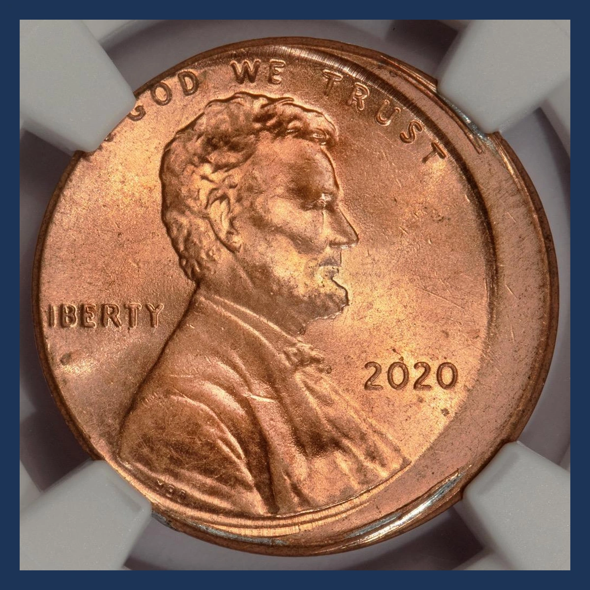 2020 Lincoln Penny: Off-Center Strike