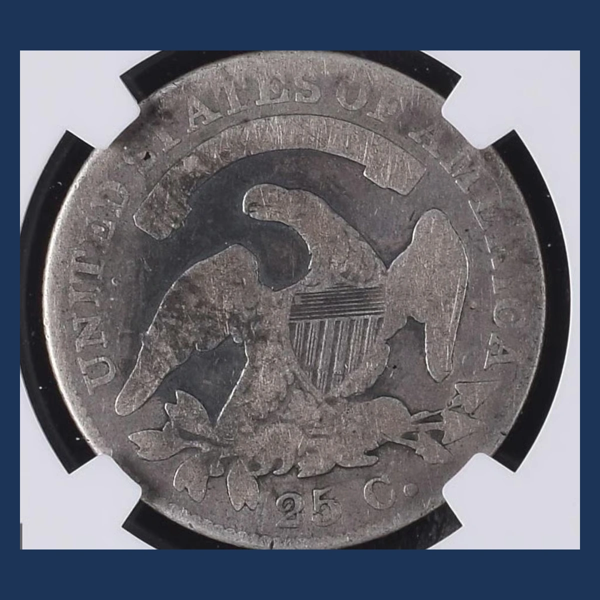 1822 Capped Bust Quarter: Missing Design Detail