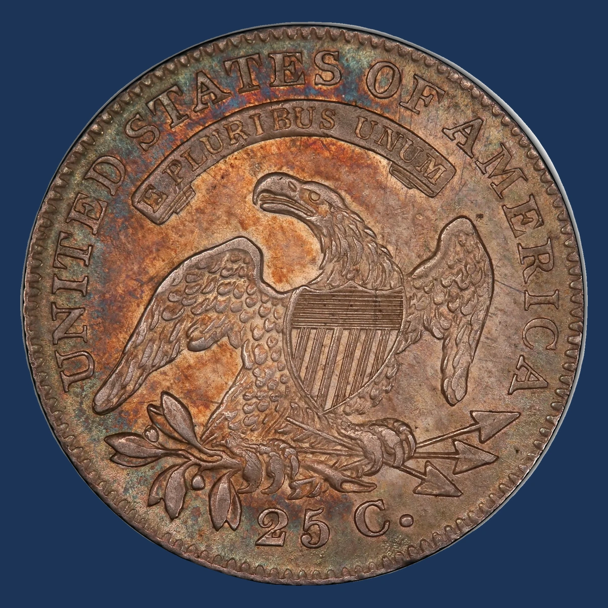 1821 Capped Bust Quarter: Die Deterioration