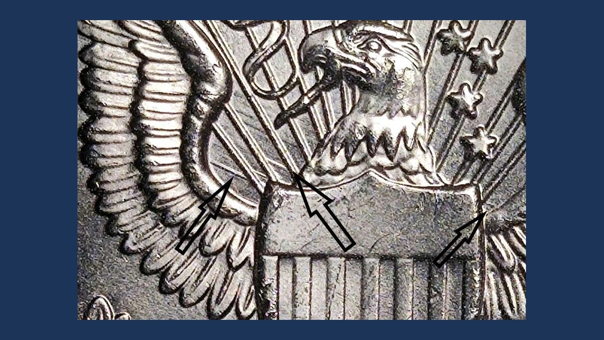 2024 Kennedy Half Dollar: Die Gouge
