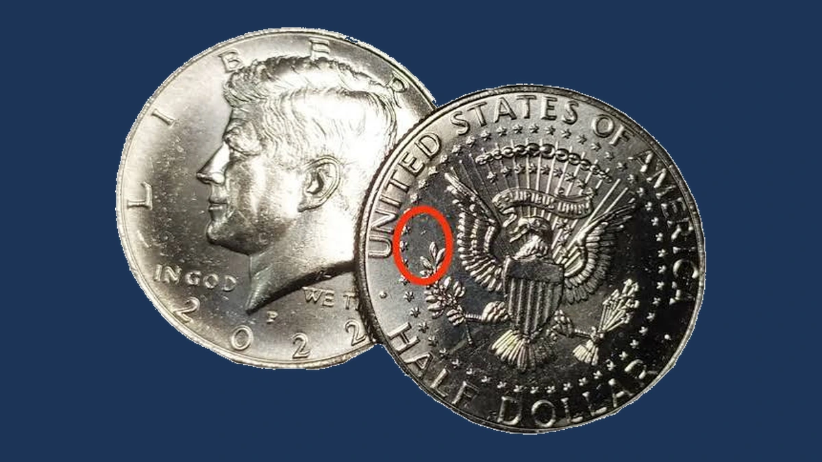 2022 Kennedy Half Dollar: Die Break / Cud