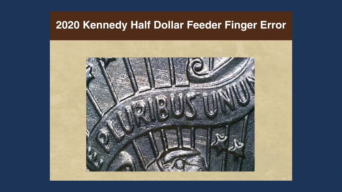 2020 Kennedy Half Dollar: Die Gouge