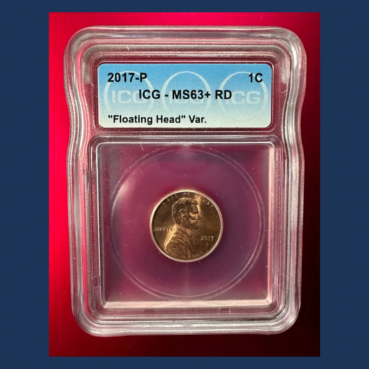 2017 Lincoln Cent (Modern): Overpolished Die