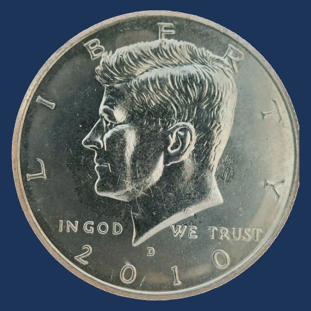 2010 Kennedy Half Dollar: Struck-Through Error